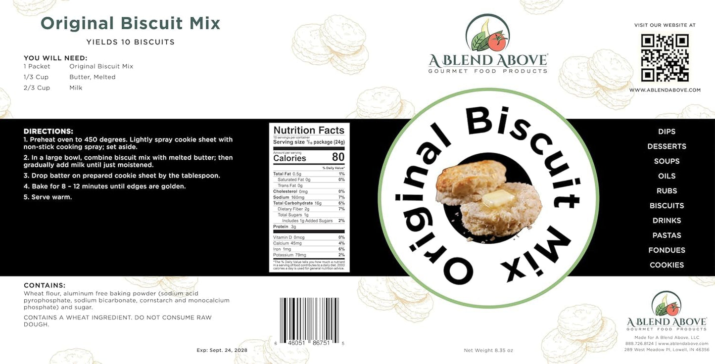 A Blend Above Original Biscuit Mix Reinvented