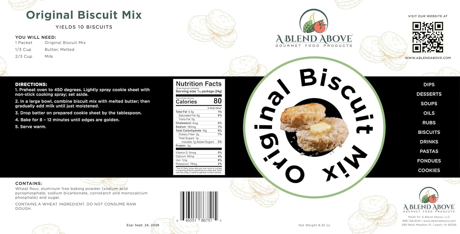 A Blend Above Original Biscuit Mix Reinvented