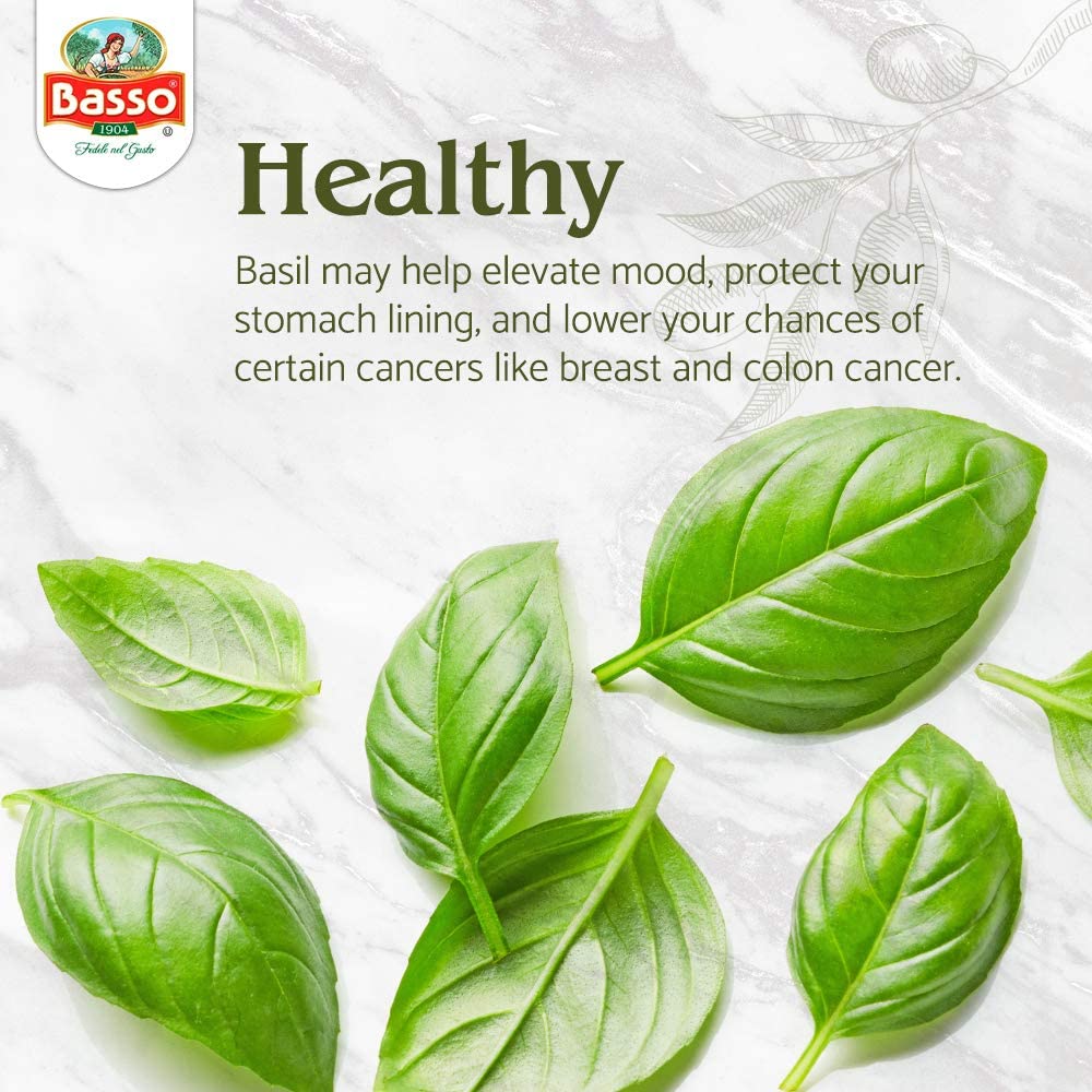 Basil Extra Virgin Olive Oil for Dipping and Tasting 8.5 Fl Oz (250 ml)