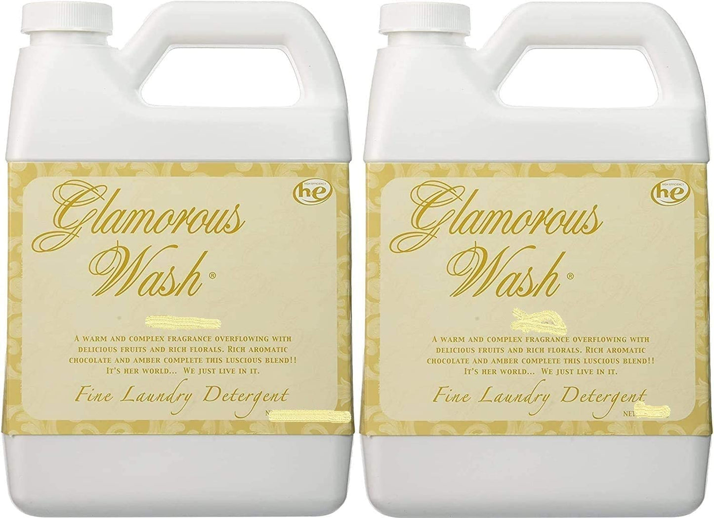 Tyler Candles Glamorous Wash High Maintenance 4oz Fine Laundry Detergent, 2 Case