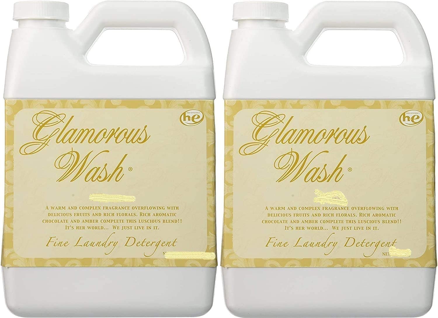 Tyler Candles Glamorous Wash High Maintenance 4oz Fine Laundry Detergent, 2 Case