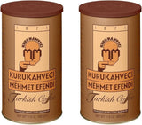 KURUKAHVECI MEHMET EFENDI Turkish Coffee, 100% Arabica, Finely Roasted Ground Coffee for Cezve, Rich Aroma, Medium, Authentic Turkish Coffee Tradition