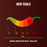Hook & Arrow Cayenne Habanero Hot Sauce - Low Sugar Louisiana Style Garlic Pepper Sauce - Medium Spice Red Hot Sauce - Gluten-Free, Vegan, Paleo (5 fl