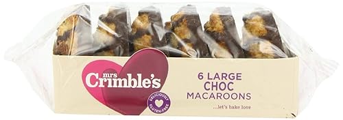 Mrs Crimble's Large Chocolate Macaroons (6 per pack - 250g) - Pack of 6