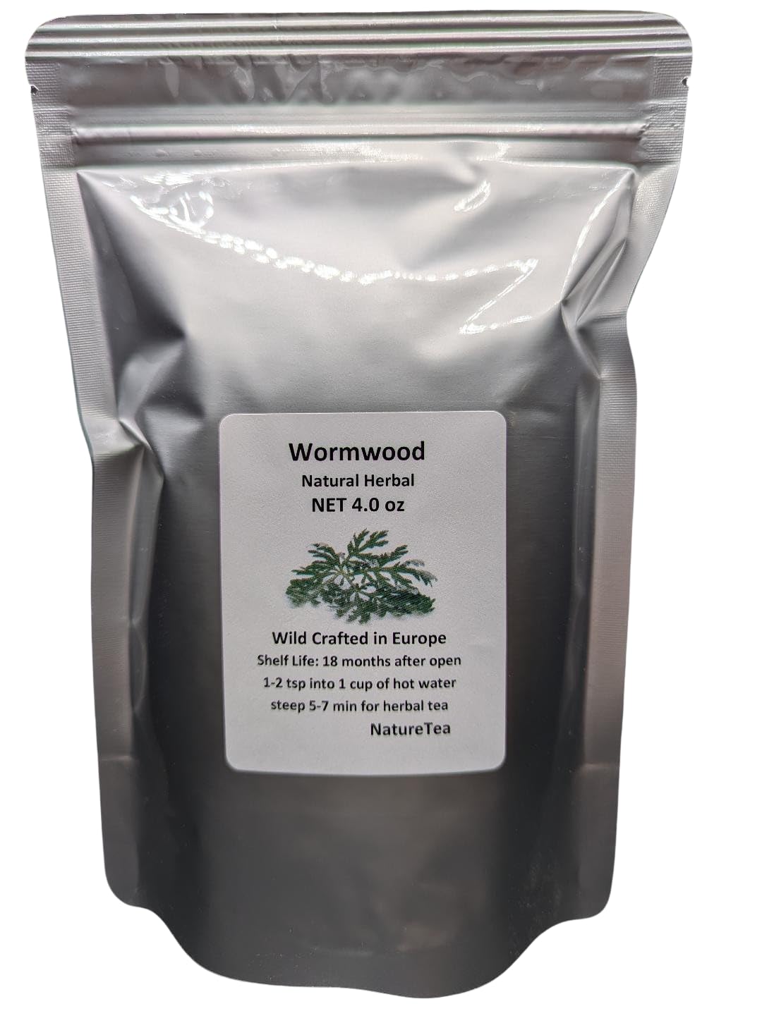 Wormwood - Artemisia absinthium Loose Leaf by Nature Tea (4 oz)