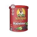 Sun-Maid California Sun-Dried Raisins - 13 oz Resealable Canister - Dried Fruit for Healthy Snacks, School Lunches, and Natural Sweeteners