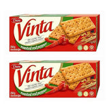 Vinta Roasted Red Pepper Crackers, Dare, 250g/9oz, 2-Pack {Imported from Canada}