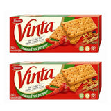Vinta Roasted Red Pepper Crackers, Dare, 250g/9oz, 2-Pack {Imported from Canada}