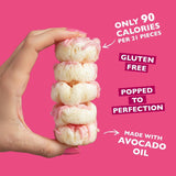 Drizzilicious Frosted Strawberry Bites, Mini Rice Cakes, with Chia Quinoa & Flax, 90 Calories, Family Size, 8 oz 1 Bag