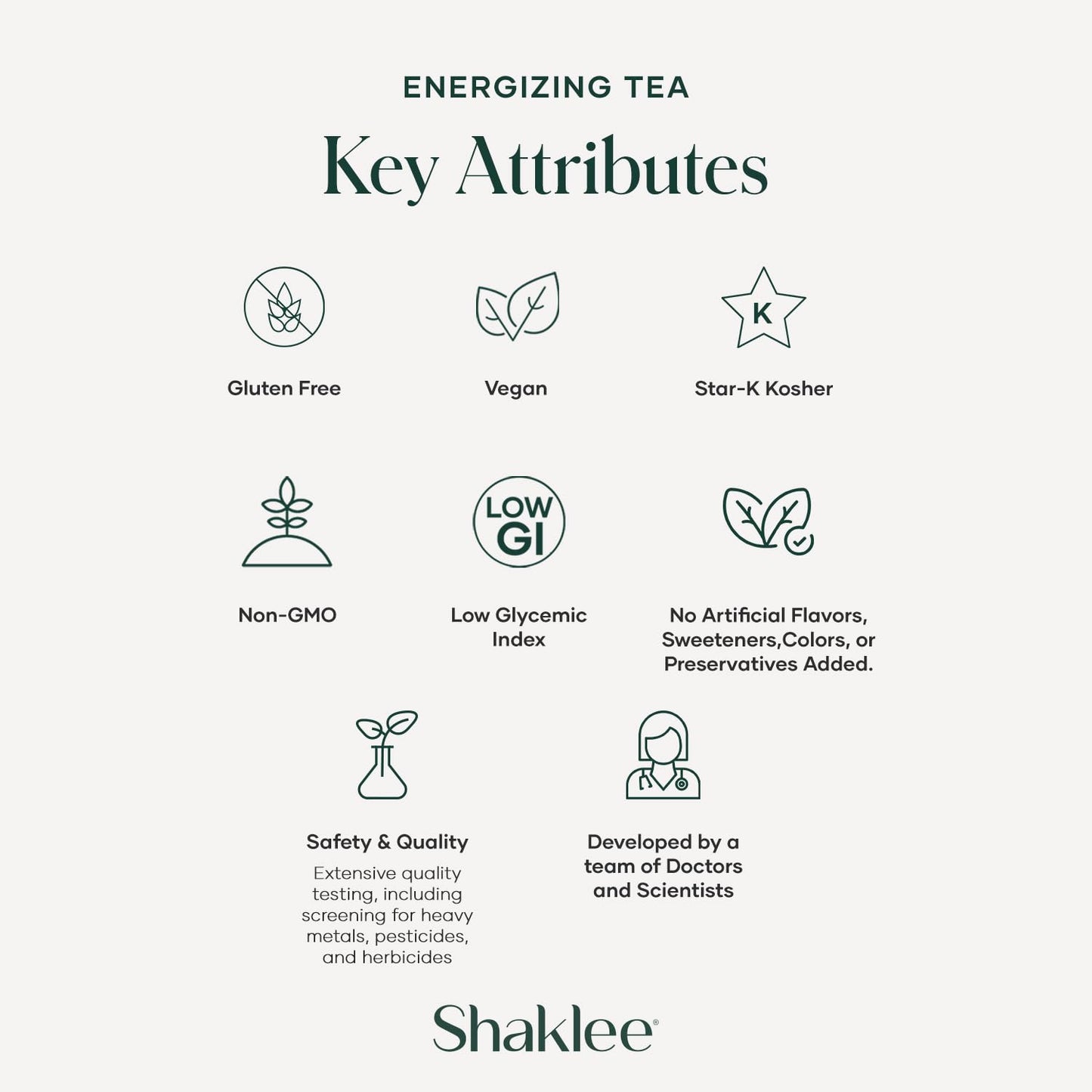 Shaklee Energizing Tea Pomegranate Flavor - Antioxidant-Rich Blend of Green, White, and Red Teas for Gentle Energy Lift - Energy Boost On-the-Go