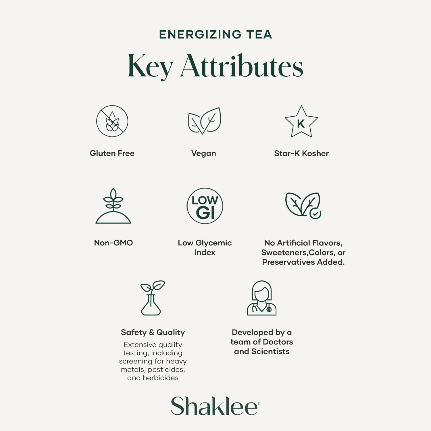 Shaklee Energizing Tea Pomegranate Flavor - Antioxidant-Rich Blend of Green, White, and Red Teas for Gentle Energy Lift - Energy Boost On-the-Go