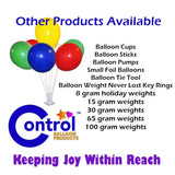 8 Gram Spring Easter Balloon Weights - 25 pieces - RoHS Compliant - Assorted Pastel Colors - Egg, Basket, Bunnie