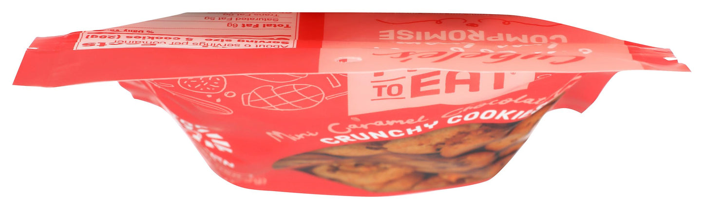 Cybeles Free to Eat Mini Caramel Chocolate Chip Crunchy Cookies, 6 OZ