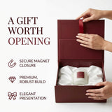Premium Gift Basket with Magnetic Clip by Dulcet - 7"X 9" Gift Box To Be Used For Any and All Gift Giving Occassions or Storage - Make Any Present