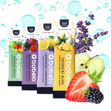 BOBELO CARBONATION Flavor Packets - Trial Pack, 3 of Each Flavor, Pineapple Coconut, Mountain Berries, Lavender Lemonade & Orchard Breeze, Self