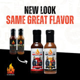 AC BARBEQUE SAUCE DUO - 2-pack with All Day, Every Day (15.3oz) and Caroline Wine (14.8oz) BBQ Sauce for Pulled Pork, Chicken, Veggies, Burgers,