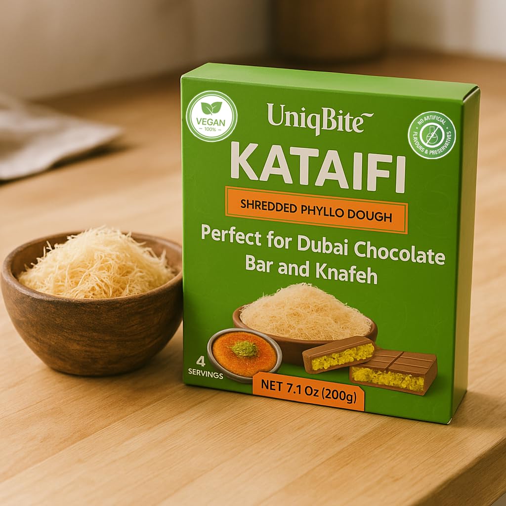 Kataifi Pastry for Dubai Chocolate Bar, 7 oz (200g), Dried Shredded Fillo Dough, Phyllo Dough Kadayif Katafi Knafeh