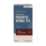 Teeccino Dark Chocolate Prebiotic SuperBoost™ Herbal Tea - Support Your Probiotics with Vegan GOS & Organic XOS For Good Gut Health and Regularity, 25