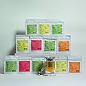 Teabox Indian Whole Leaf Trial Pack: Enjoy with Seidel Glass Tea Mug with Infuser & Ideal Teaspoon