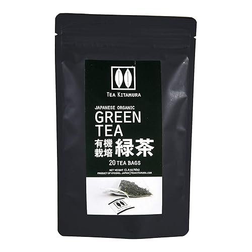 Organic Single-origin Japanese Green Tea (Ryoku-cha) 20 Tea Bags by Tea Kitamura