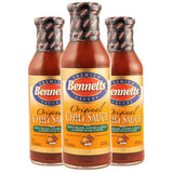 Bennett's Original Chili Sauce, 12 oz Bottle, Pack of 3, Classic Homemade Taste, Kosher Pantry Staple, Sweet and Spicy Sauce for Meatloaf, Sloppy