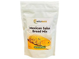 Molibake Mexican Salsa Bread Mix - Premium Artisan Bread Mix for Bread Machine and Oven - 15 oz - All-Natural Gourmet Blend with Tomato, Jalapeño, Bell Pepper, Onion, Garlic & Cilantro - Easy-to-Use Bread Maker Mix for Homemade Baking