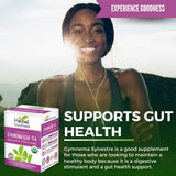 Gymnema Leaf Tea | 100% Organic Herbal Tea for Healthy Metabolism | Natural Sweet Cravings Support | Caffeine-Free, Keto-Friendly, Vegan, Gluten