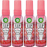 Air Wick V.I.P. Pre-Poop Toilet Spray | Rosy Starlet Scent | Contains Essential Oils | Travel Size Air Freshener | Up to 100 uses - 1.85 Ounce (Pack