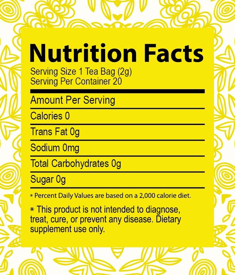 GT Dieter's Green Tea Lemon Flavor, 1.4 Ounce Box (20 Tea Bags)