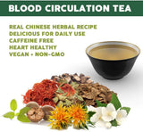 Bravo Tea, Blood Circulation Herbal Tea, Caffeine Free, 20 Tea Bags (20 Tea Bags (Two Pack))