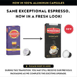 Roastesso Espresso Capsules, Hioncaff, Intensity 10, Compatible with Nespresso Original Machines, High Caffeine, Dark Roast Ristretto, Single Serve