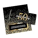 24ct 50th Birthday Party Favors Custom Wrappers for Chocolate Bars (24 Count) - Candy Not Included