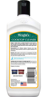 Wright's Cooktop Cleaner - Cleans and Protects Glass/Ceramic Smooth Top Ranges with its gentle formula - 10 Oz.