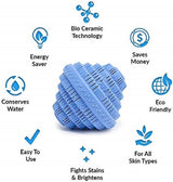 J&R ESSENTIAL Environmentally friendly non-chemical detergent laundry ball, pure natural alternative detergent, can be washed up to 1000 times, 2