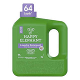 Happy Elephant Laundry Detergent, White Tea & Fig Scent, Ultra Concentrated Washing Machine Laundry Soap, Plant Based, Stain Remover, Gentle on
