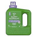 Happy Elephant Laundry Detergent, White Tea & Fig Scent, Ultra Concentrated Washing Machine Laundry Soap, Plant Based, Stain Remover, Gentle on