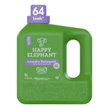 Happy Elephant Laundry Detergent, White Tea & Fig Scent, Ultra Concentrated Washing Machine Laundry Soap, Plant Based, Stain Remover, Gentle on