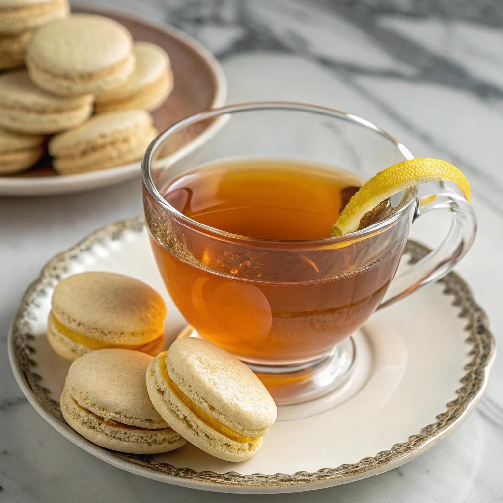 TAZO Tea Bags, Glazed Lemon Loaf Herbal Tea, & Vanilla Bean Macaron Black Tea 15CT (1ea) (Variety Pack)