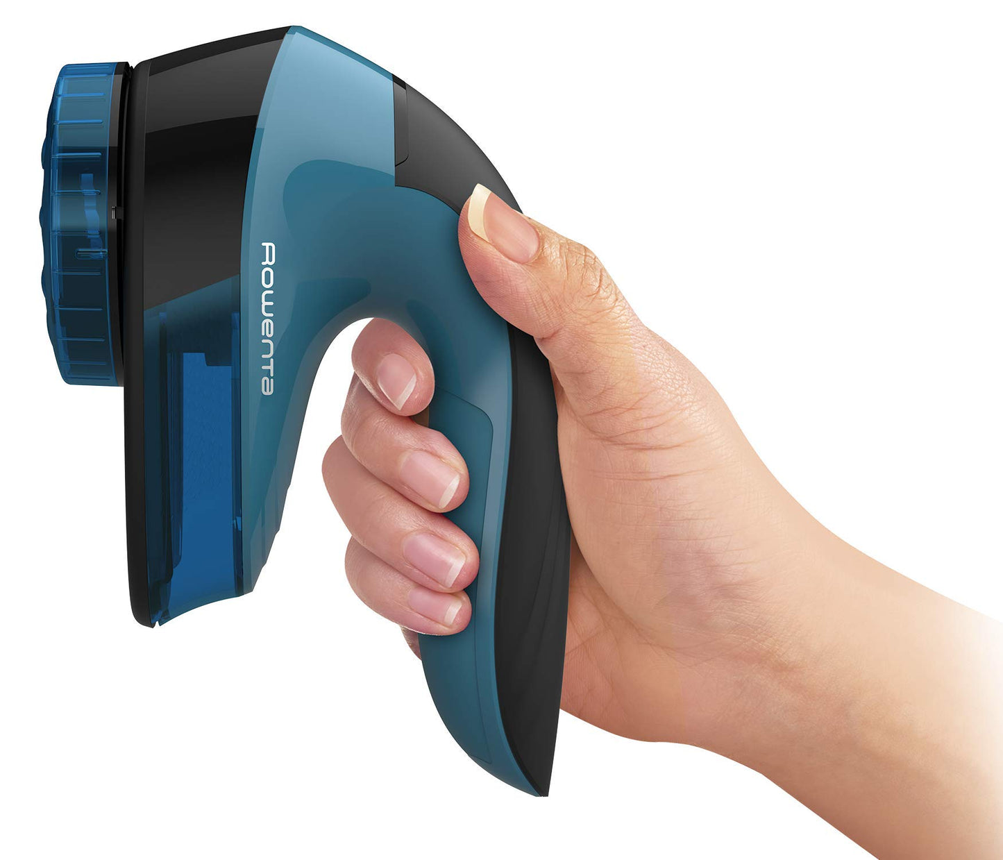 Rowenta JA1011 Portable Lint Remover Shaver with Adjustable Shave Height, Fabric Defuzzer, Blue