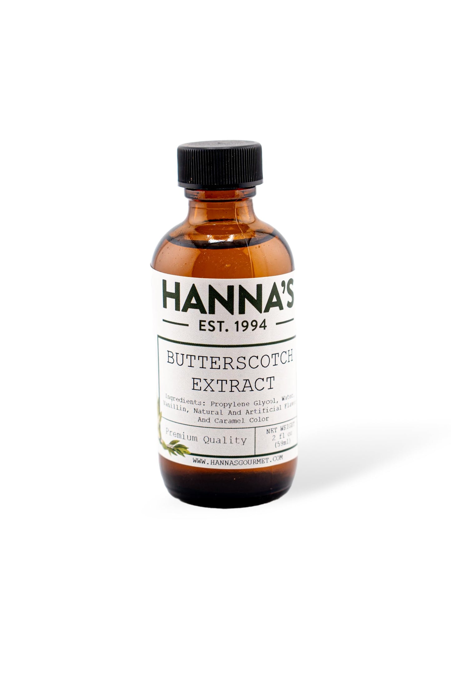 Hanna's Butterscotch Extract, 2 fl oz