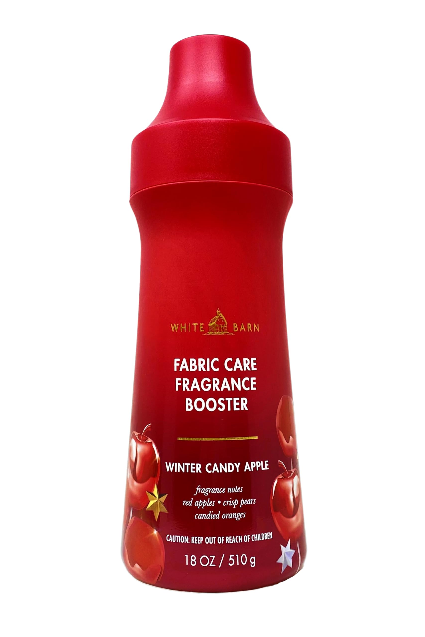 Bath & Body Works Winter Candy Apple Fabric Care Detergent and Fragrance Booster Duo Set with a Natural Oats Bar Soap