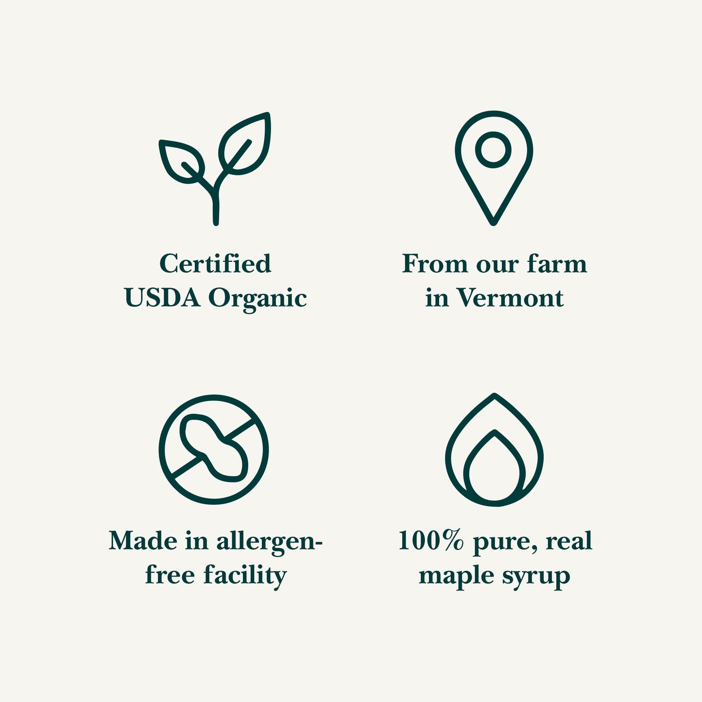 Vermont Maple Syrup - 64 oz Grade A, Amber Rich Organic Maple Syrup - 100% Pure and Authentic Maple Syrup for Pancakes, Waffles and More - Nut free