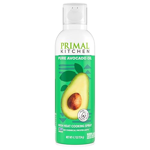 Primal Kitchen Avocado Oil Spray, Whole 30 Approved & Cold Pressed, 1 Can - 4.7 Ounce