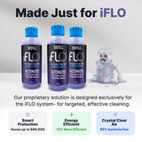 iFLO® Smart A/C Drain Line Cleaner and Drain Pan Cleaner Cartridge, Fast-Acting, Long-Lasting HVAC System Solution for Tough Clogs & Buildup, 3-Month