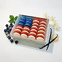 Macaron Bites® - The American Flag French Macaron Cookies (24 pack)