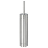Bath Bliss Toilet Brush with Weighted Base | Slender Design | 360 Degree Brush | Bathroom Cleaning | Stainless Steel