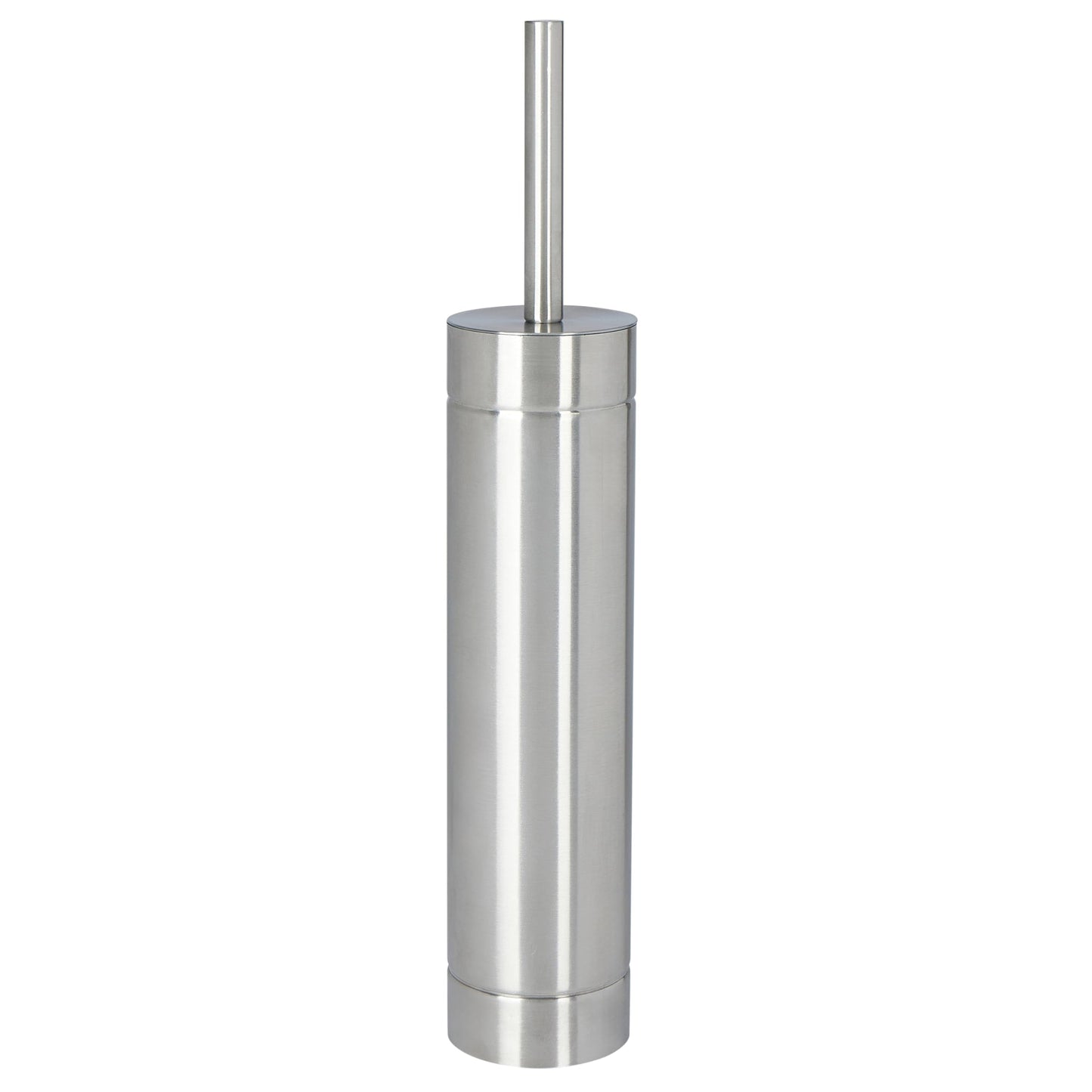 Bath Bliss Toilet Brush with Weighted Base | Slender Design | 360 Degree Brush | Bathroom Cleaning | Stainless Steel