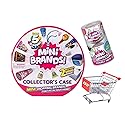ISD 5 Surprise Mini Brands Bundle with Mini Shopping cart, 2 Mini Brands Balls, and Collector case (Series 1 Bundle), Pink
