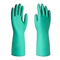 North Tower Chemical Resistant Nitrile Gloves, Resist Household Acid, Alkali, Solvent and Oil, Latex Rubber Free,Ex-Large 1 Pair