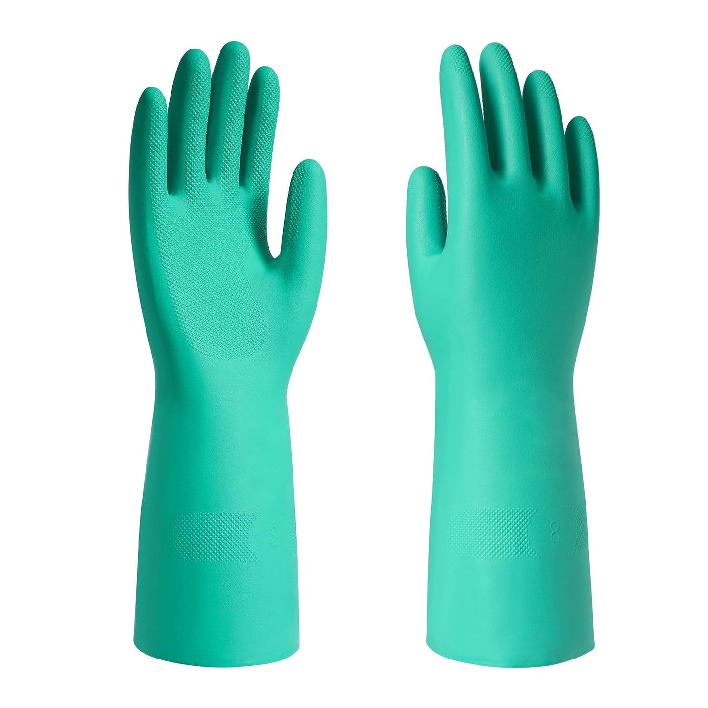 North Tower Chemical Resistant Nitrile Gloves, Resist Household Acid, Alkali, Solvent and Oil, Latex Rubber Free,Ex-Large 1 Pair